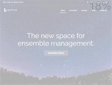 Tablet Screenshot of bandpencil.com